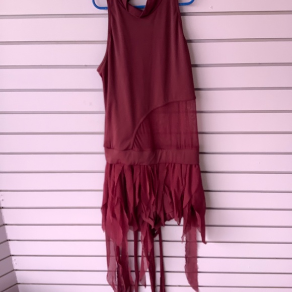 1 of 2 maroon Weissman size adult small costume dress Adult size small. - Picture 7 of 8